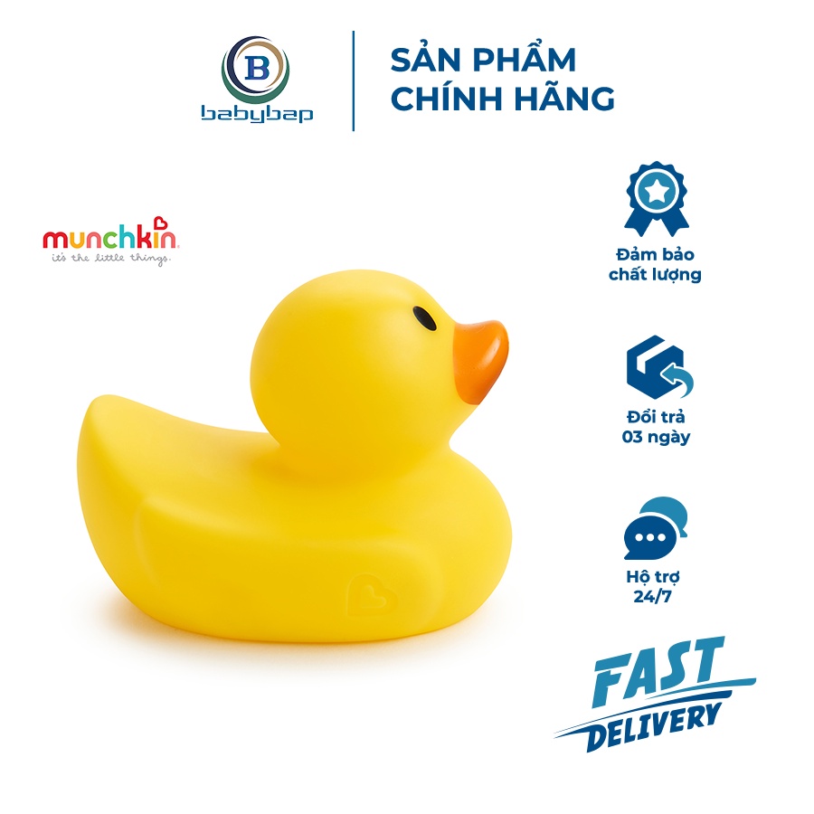 Vịt Vàng Báo Nóng Munchkin Chất Liệu Nhựa An Toàn Cho Sức Khỏe Của Trẻ Nhỏ