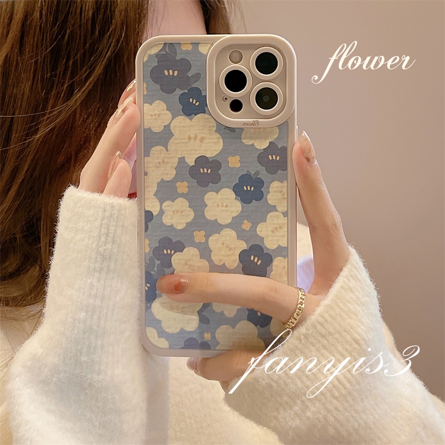 Ốp Điện Thoại Dẻo Trong Suốt Họa Tiết Hoa Xinh Xắn Cho For iPhone 13 12 11 Pro Max X XR Xs Max 7 8 Plus SE 2020
