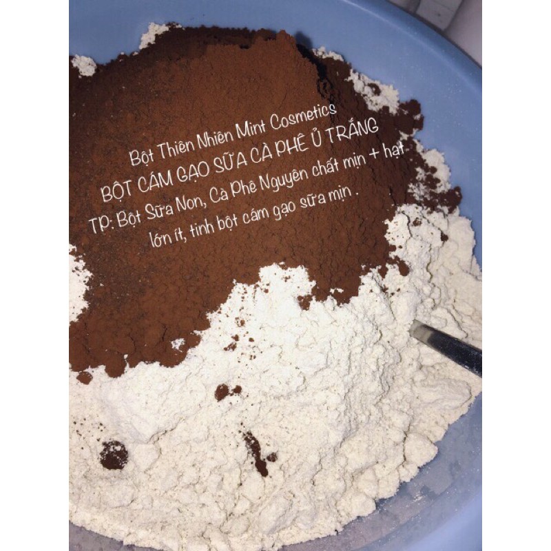 500G Cám Gạo Sữa Cà Phê - Arrbutin Dưỡng Trắng Da