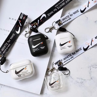 Vỏ bảo vệ hộp sạc tai nghe Airpods 1 2 Apple Bluetooth bằng tpu mềm hình Off-white 85Airpods1