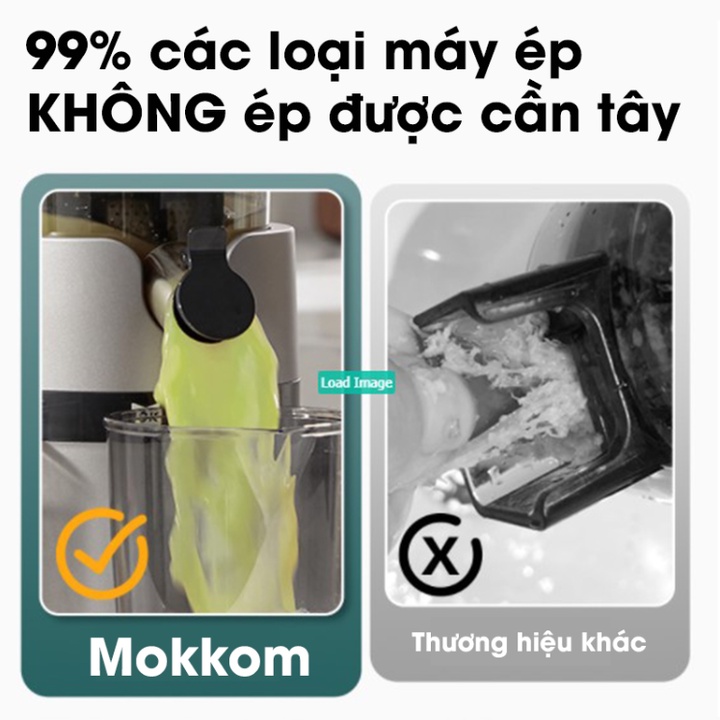 Máy ép chậm thương hiệu Mokkom MK-199 200W - HÀNG NHẬP KHẨU (Bảo Hành 12 Tháng)