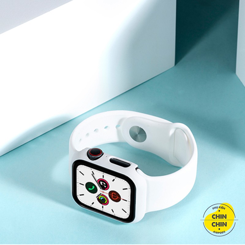 Combo Dây Và Ốp Bảo Vệ Bằng Silicone Cho Đồng Hồ Apple Watch Series 6/5/4/3/2/1/SE Size 38/40/42/44mmm - Chinchin Case