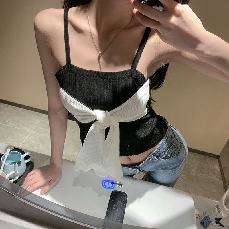 Áo hai dây mỏng thời trang cho nữ