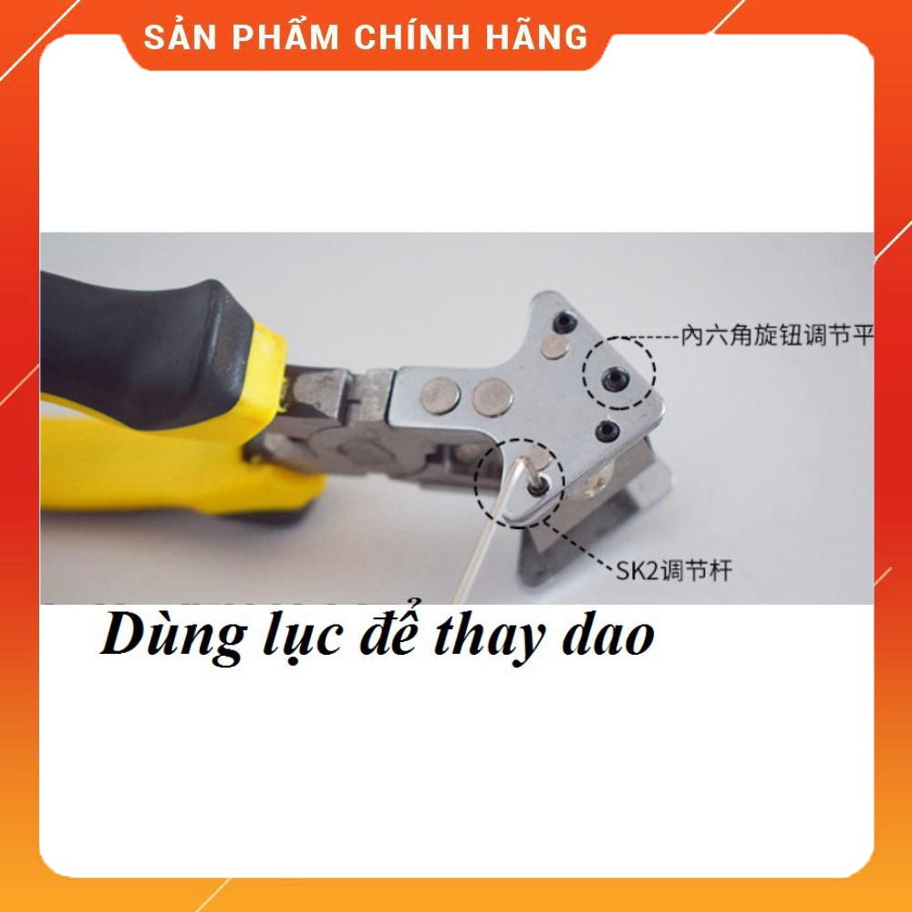 Kìm Bấm Gioăng, Kiềm Cắt Gioong Tặng Kèm 4 Lưỡi Dao Và 1 Lục Giác