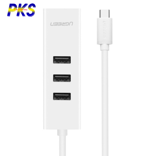 Cáp chuyển USB Type C to LAN và USB HUB Ugreen 20792