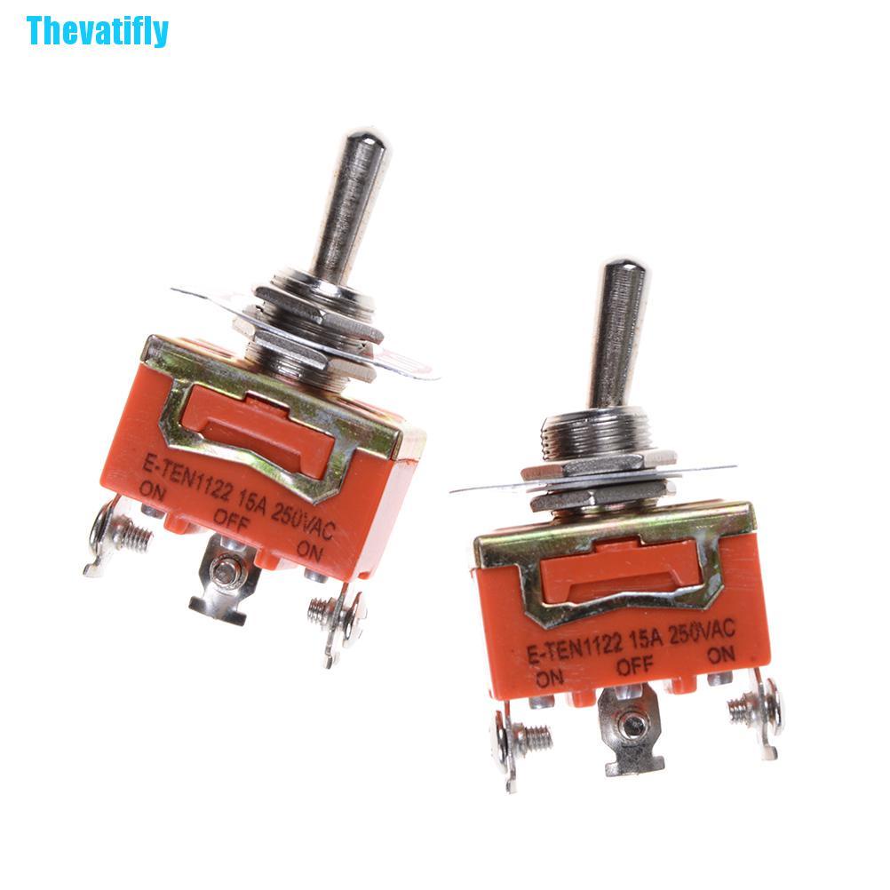 Công tắc bật/tắt 3 đầu màu cam SPDT 250V 15A