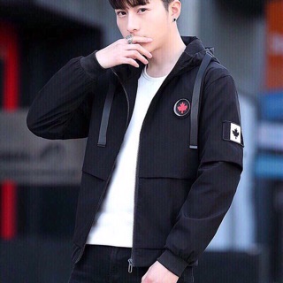 Áo khoác dù logo ngực