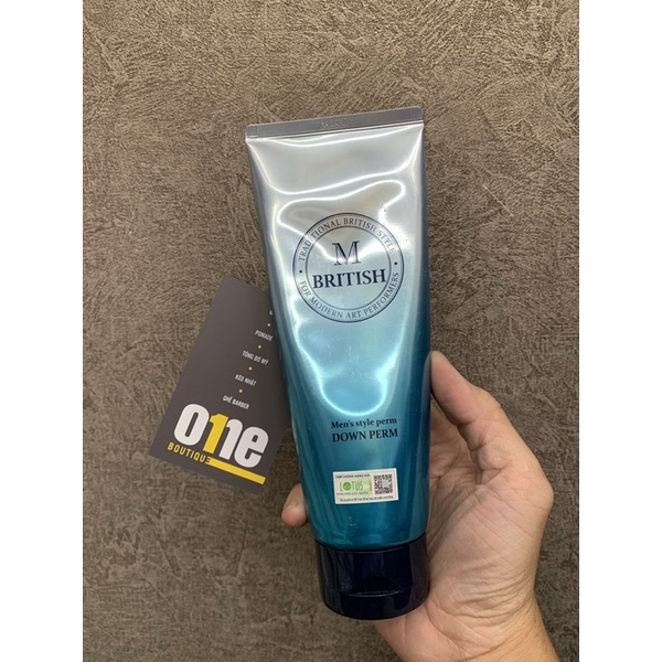 Kem ép side tóc Nam M British 200g