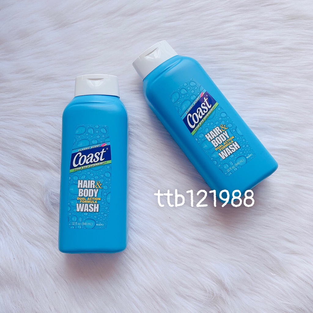 Sữa tắm gội Coast 946ml