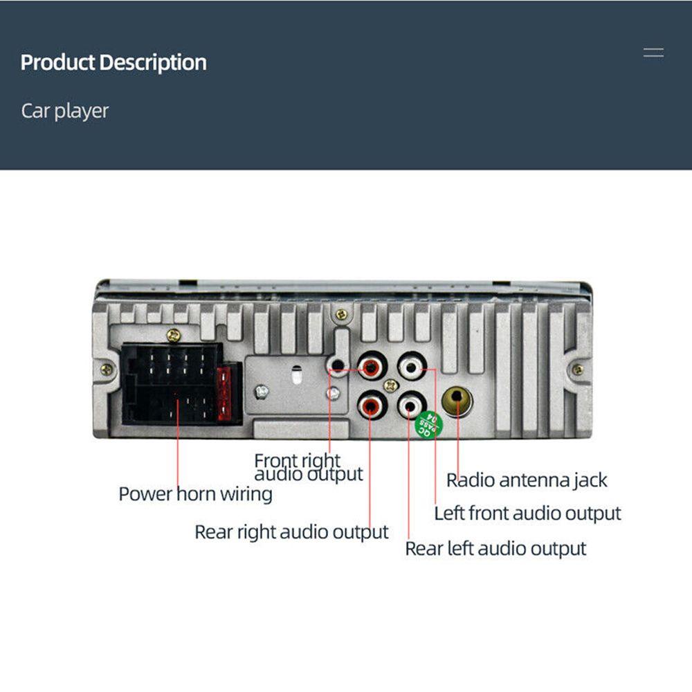 Máy Nghe Nhạc MP3 / FM / USB / AUX Rảnh Tay Tích Hợp Bảng Điều Khiển Dành Cho Ô Tô