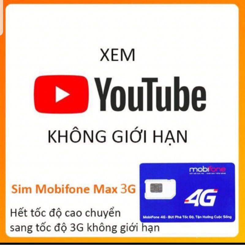 SIM 4G [Mobifone IPHN2] MAX KHÔNG GIỚI HẠN DUNG LƯỢNG DATA DÙNG TOÀN QUỐC SIM 1 TỶ GB DÙNG PHÁT WIFI THOẢI MÁI