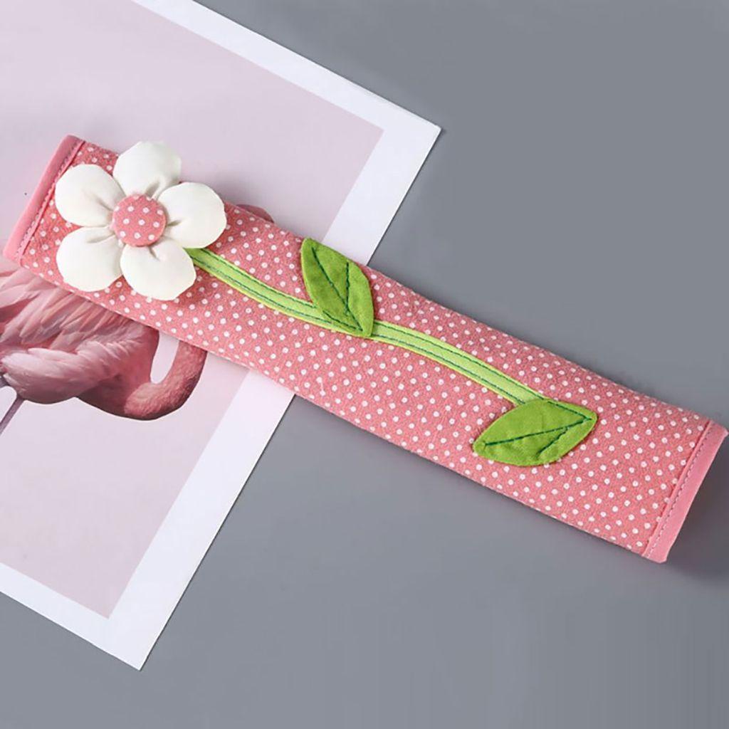 Miếng Vải Bọc Tay Nắm Cửa Tủ Lạnh Mềm Mại Chống Va Chạm Hình Gấu Dễ Thương