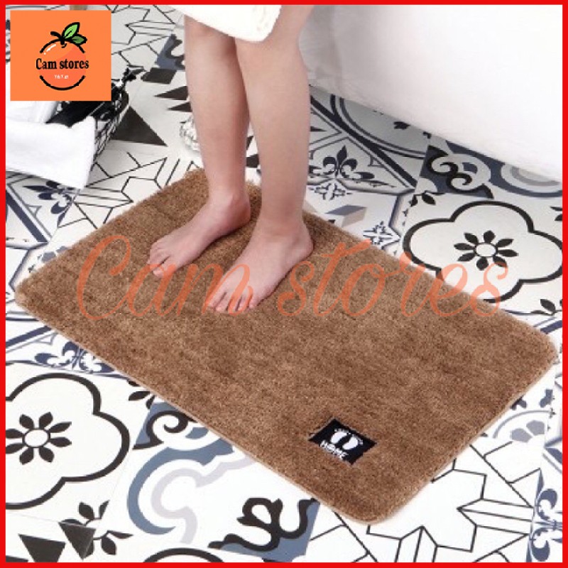 Thảm chùi chân LEN MỊN cao cấp thảm lau chân nhà tắm phòng khách phòng ngủ hút nước chống trươt đẹp 40 60cm (mẫu mới)