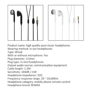 Tai nghe nhét tai Remax RM-303