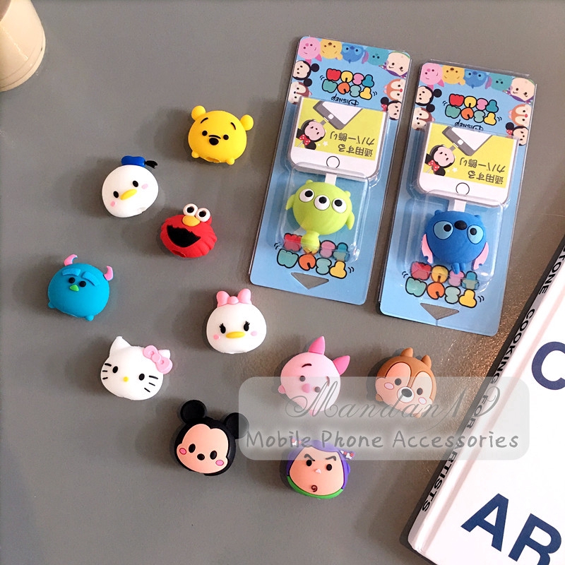 Phụ kiện bảo vệ đầu dây cáp sạc kiểu dáng hoạt hình dễ thương