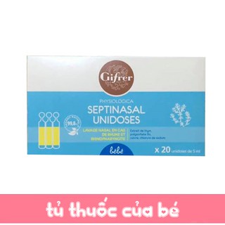 Nước muối kháng viêm tép vàng Pháp Gifrer trị sổ mũi