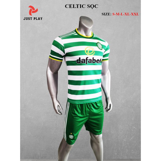 Đồ đá banh CLB Celtic sọc mới 2020