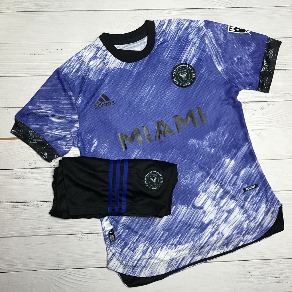 Áo đá banh/Quần áo bóng đá CLB Miami-Bản chuẩn thi đấu-Vải Gai Thái Cao Cấp