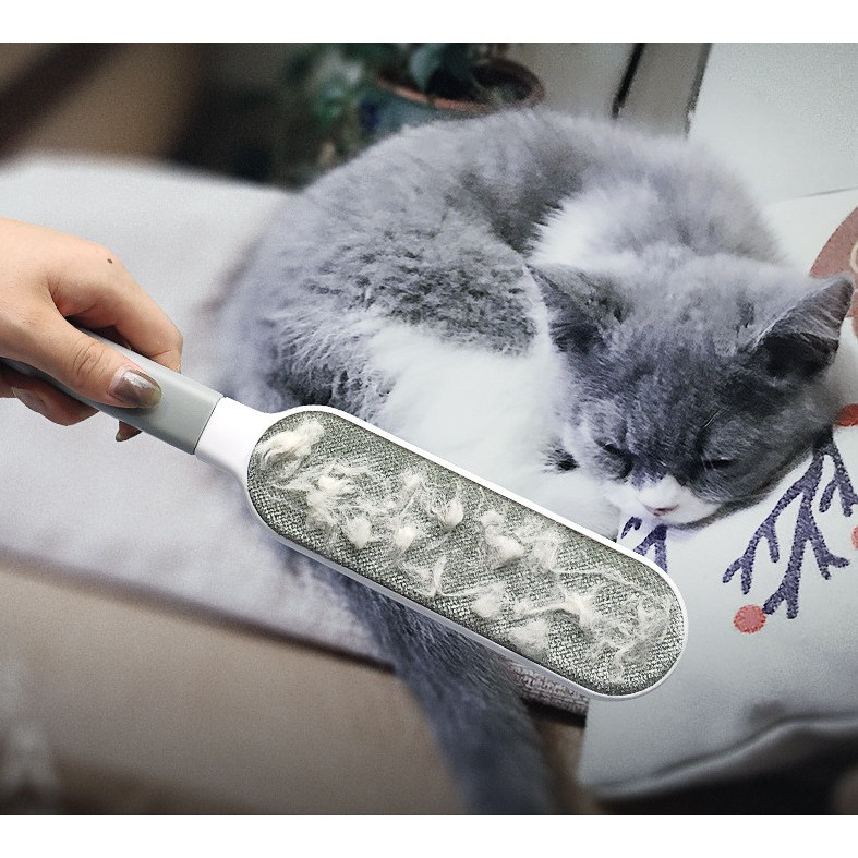 Thanh chà Lông quần áo, lông chó mèo, chăn màn drap, sofa, nội thất xe