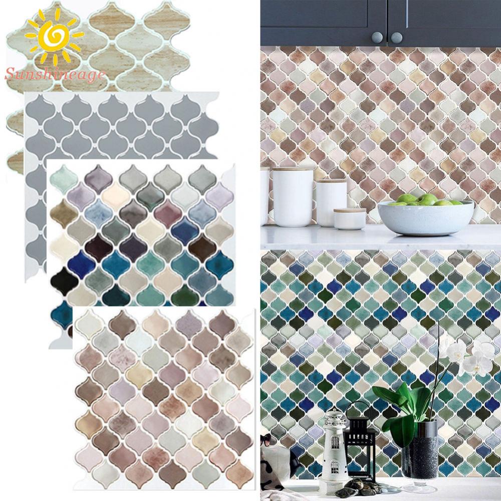 PET Paper Wall Sticker Bathroom Mosaic Tile Sticker Tile Wall Stickers