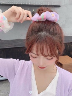 𝑩𝑼𝑭𝑭𝑬𝑻 𝑺𝑻𝑶𝑹𝑬 - Buộc Tóc SCRUNCHIE Voan Bi Bông 🥰