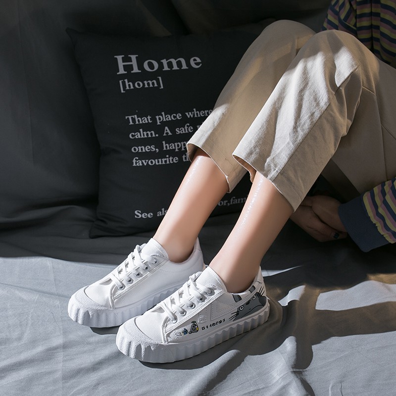 Giày Thể Thao Nữ In Hình Hoạt Hình Thời Trang Hàn Quốc - MPS151 | BigBuy360 - bigbuy360.vn