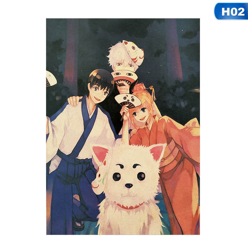 Tranh Treo Tường In Hình Anime Khu Vườn Đom Đóm Trang Trí Nội Thất