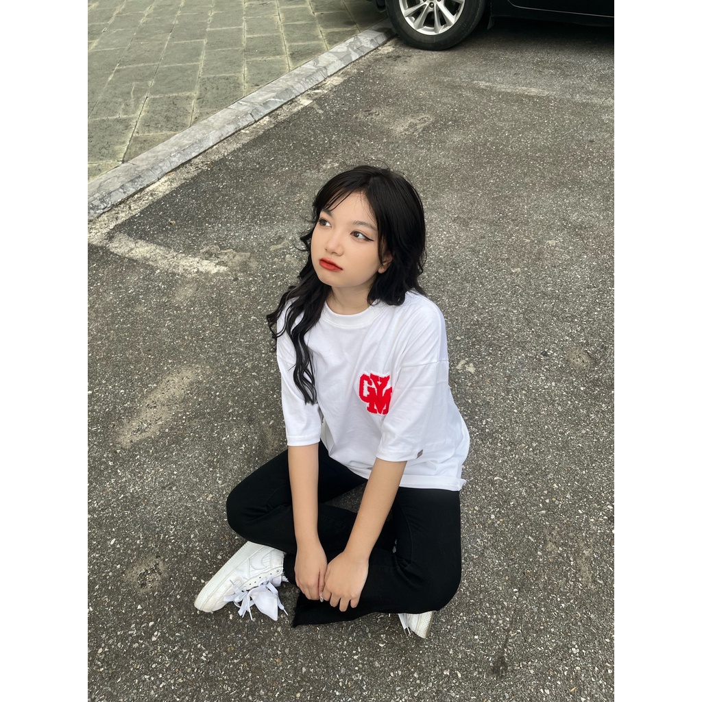 Áo Thun Thêu xù T-SHIRT CHANGE YOUR MIND Oversize-100% cotton - Áo phông Local Brand chính hãng Unisex