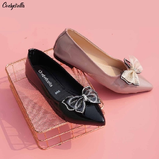 Giày búp bê nữ đế bệt Cindydrella F50 nhiều màu