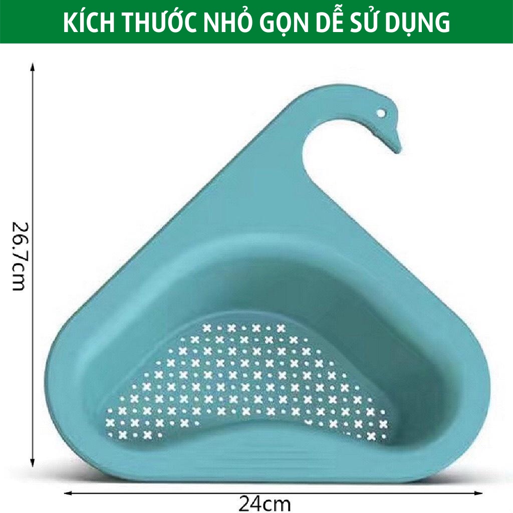 Lọc rác bồn rửa bát thiên nga khay chặn rác rửa chén thông minh đa năng