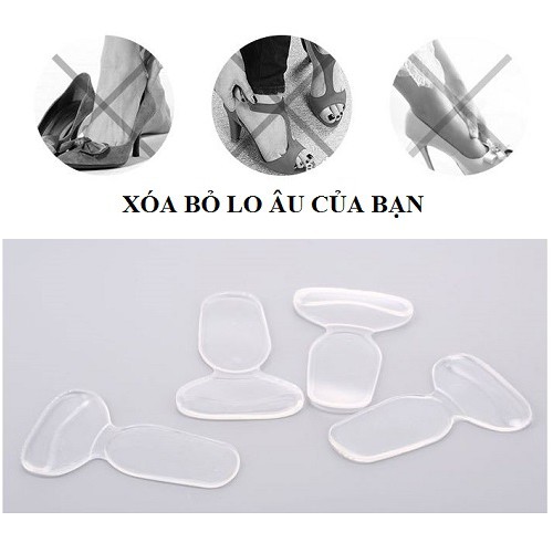 Lót giày chống rộng, chống rớt gót cao cấp, bảo vệ chân khi mang giày - PK04