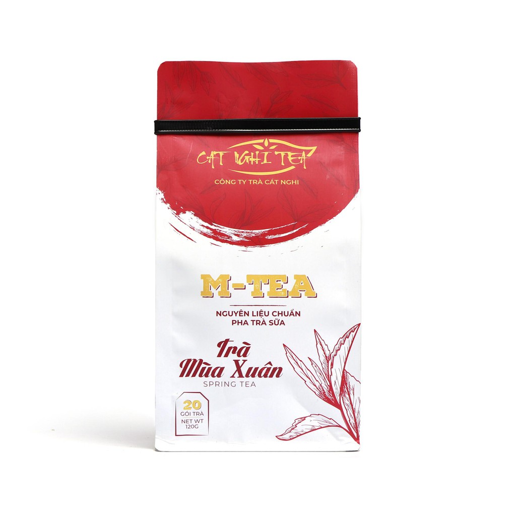 TRÀ MÙA XUÂN nguyên liệu pha trà sữa và trà trái cây CAT NGHI TEA – 120g (20 Túi Lọc x 6g)