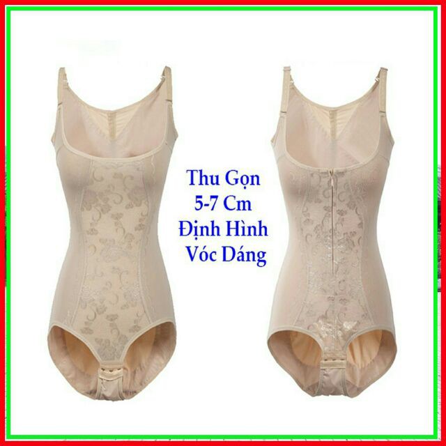 Gen định hình toàn thân loại có khóa kéo