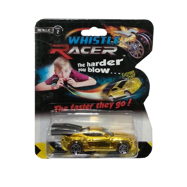 Đồ Chơi Xe Thổi Tốc Độ WHISTLE RACER WR2C2 (Không Launcher) - Màu Vàng - WHISTLE RACER