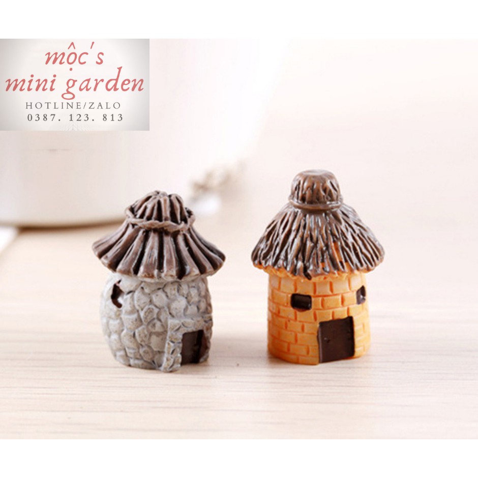 Nhà Rơm Nông Dân | Phụ Kiện Tiểu Cảnh | NH215 || Mocminigarden