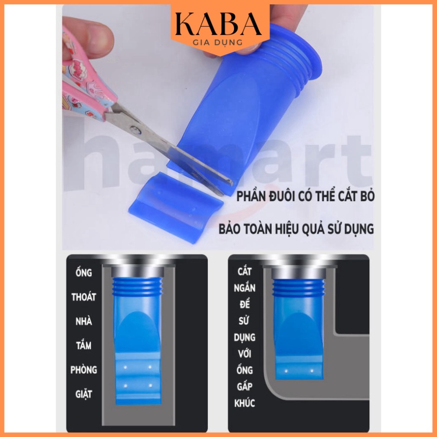 Ống Chặn Mùi Hôi Cống Hamart Phễu Thoát Sàn Chống Hôi Thoát Nước Chắn Côn Trùng Hiệu Quả KABA