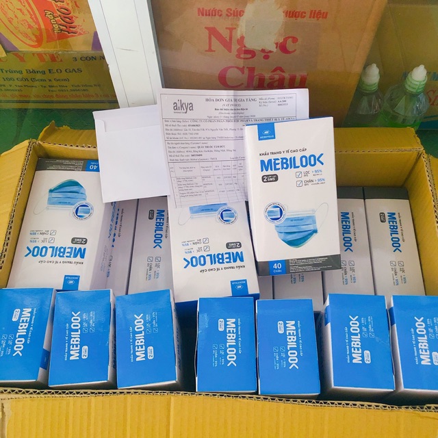 [Mã FAMAYFA2 giảm 10K đơn 50K] Khẩu Trang Tiệt Trùng Mebilook 1h/40c | BigBuy360 - bigbuy360.vn