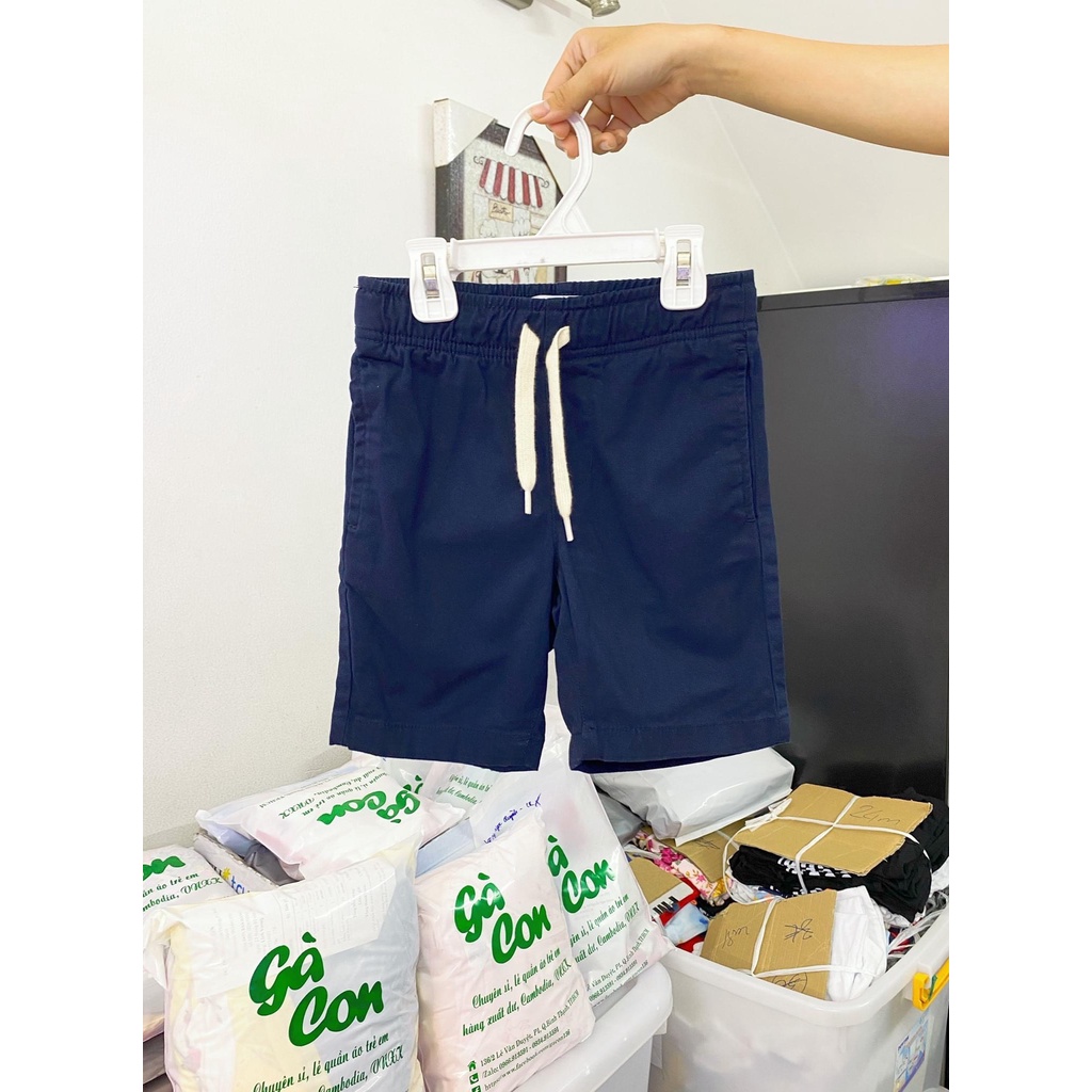 Quần short đùi bé trai size đại OLDNAVY kaki xuất xịn Dragon Kids