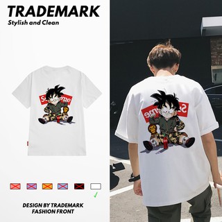 Áo phông nam nữ GOKU 1, Áo thun unisex oversize màu trắng