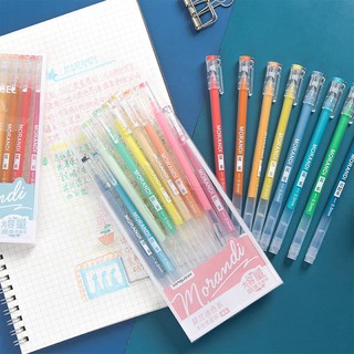 Set 9 Bút Morandi Trang Trí sổ tay Planner