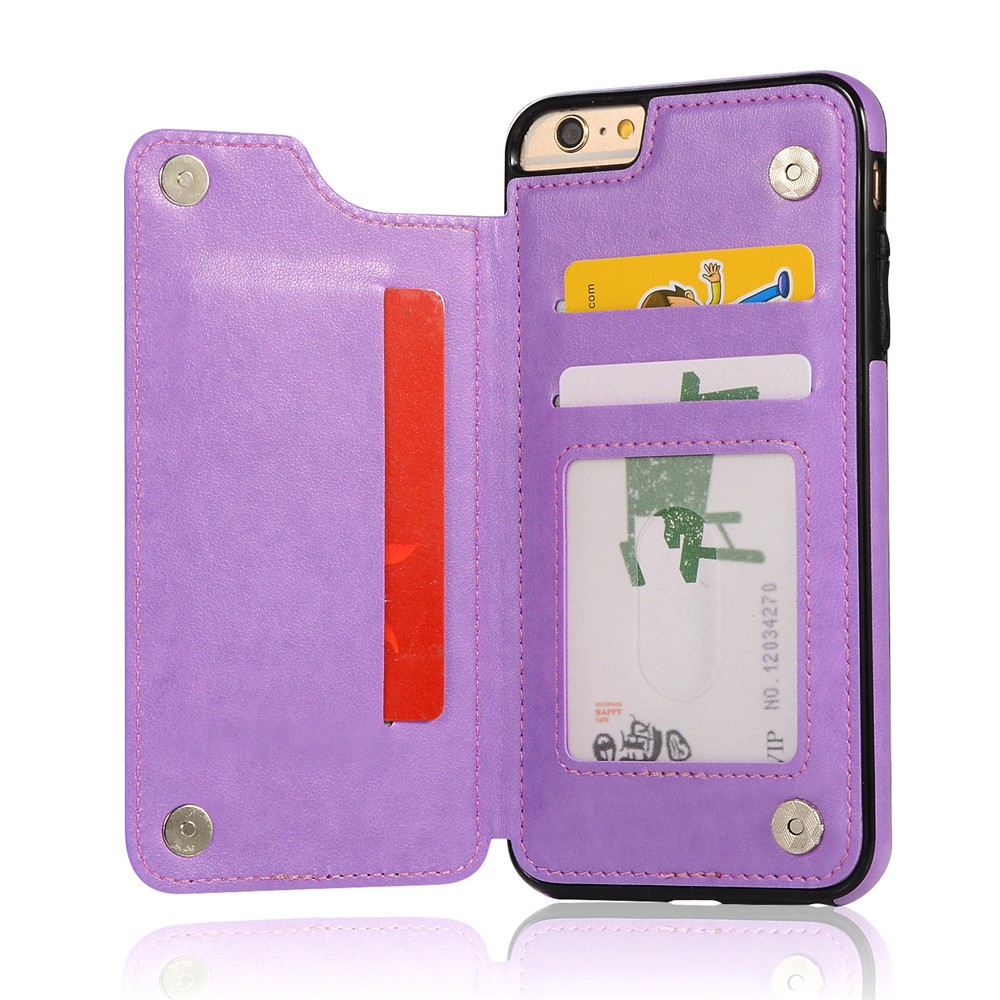 Ốp điện thoại da kèm ví in họa tiết bướm dành cho IPHONE 6/6+/6S/6S+/7/8/7+/8+ | BigBuy360 - bigbuy360.vn