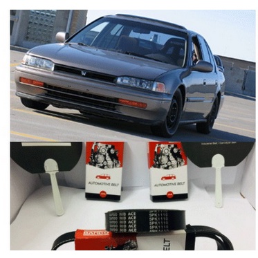 Dây curoa máy phát điện đai truyền động kéo lốc lạnh block nén Honda Accord 92 93  xe hơi ô tô 5PK11