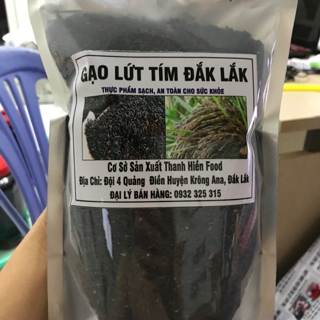 Gạo lứt tím bịch 1kg