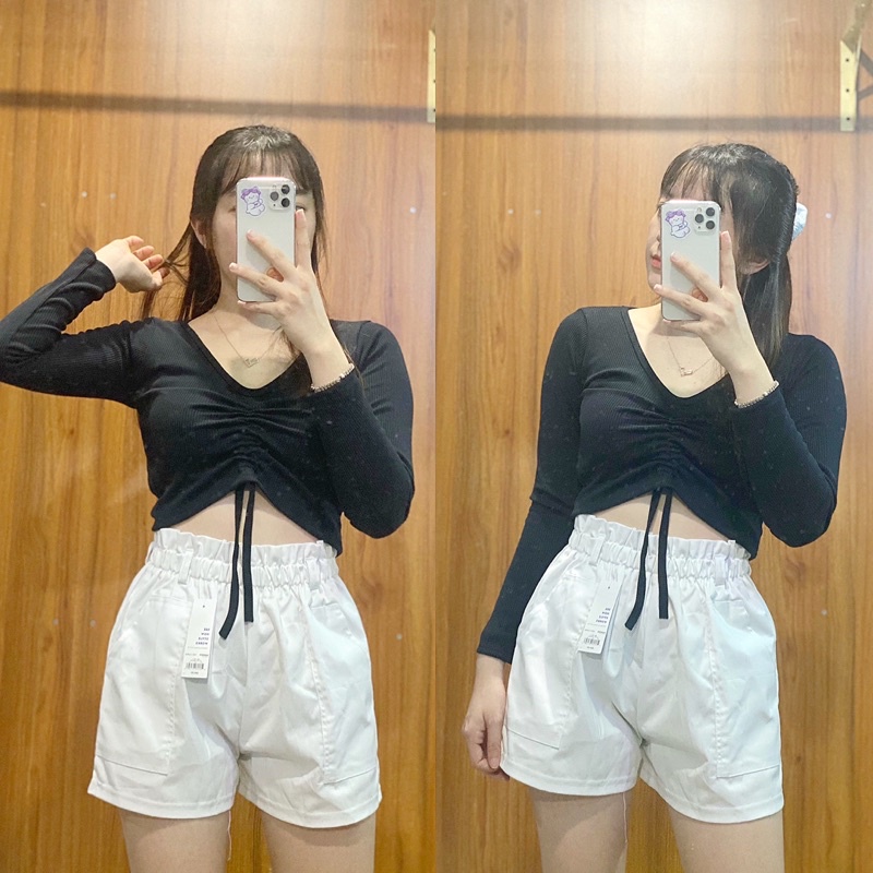 Set áo rút + quần sort thun (hình chính chủ)
