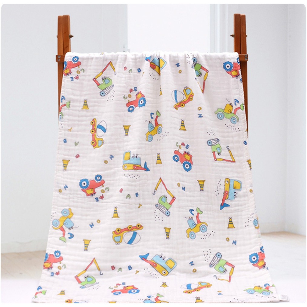 Khăn Tắm Xô 6 Lớp, THỊ NHÍM STORE, Khăn Xô Tắm Cho Bé 6 Lớp Xuất Nhật Siêu Mềm Khổ Lớn