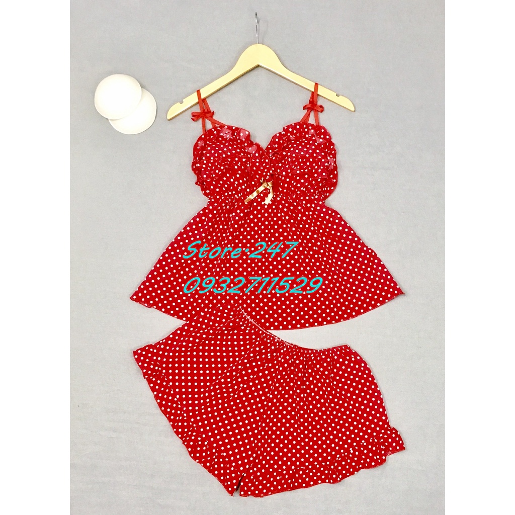 (60KG - 90KG) BIGSIZE LỤA CHẤM BI CÓ MÚT THÁO RỜI, VẢI MỊN MÁT MẶC KHÔNG NHĂN - HÀNG NHÀ MAY BAO ĐẸP | BigBuy360 - bigbuy360.vn