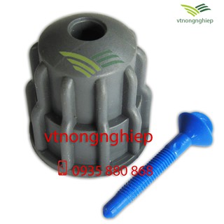 20 Béc bít phun cao ren trong phi 21mm ( Xám, Xanh Dương)