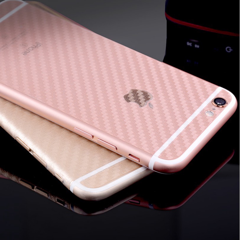 Miếng dán mặt lưng cho điện thoại iPhone bằng cacbon chống vân tay | BigBuy360 - bigbuy360.vn