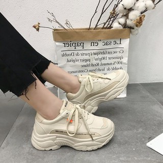 Giày sneaker nữ/giày nữ đế bằng phối màu siêu đẹp