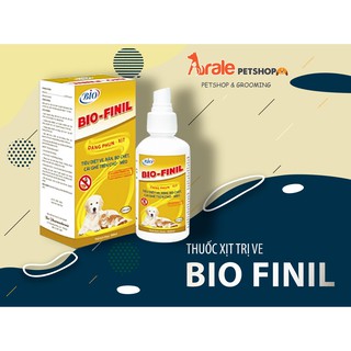 THUỐC XỊT TRỊ VE BIO-FINIL